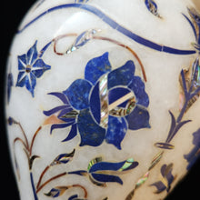 Load image into Gallery viewer, Marble Mother of Pearl inlaid Vase (Item# In200006)