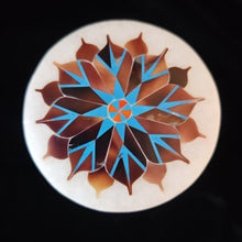 Load image into Gallery viewer, Small Marble Mother of Pearl inlaid Jewelry / Trinket Box (Item# In200002)