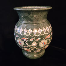 Load image into Gallery viewer, Marble Mother of Pearl inlaid Vase (Item# In200005)