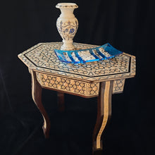 Load image into Gallery viewer, Mother of Pearl Side Table-Octagon (Item# E100155)