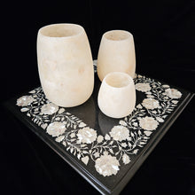 Load image into Gallery viewer, Marble Mother of Pearl Inlaid Table top (Item# In200001)