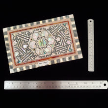 Load image into Gallery viewer, Large Flat Top Wooden Mother of Pearl inlaid Jewelry / Trinket Box (item# E1000088)