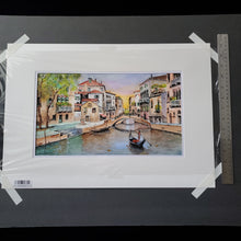 Load image into Gallery viewer, "Rio S. Trovaso" - Watercolor (Item# it1000007)