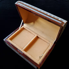 Load image into Gallery viewer, Giant Dome Top Wooden Mother of Pearl inlaid Jewelry / Trinket Box (item# E1000192)