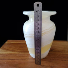 Load image into Gallery viewer, Alabaster Vase (item# E1000141)