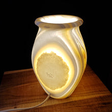 Load image into Gallery viewer, Alabaster Desk Lamp (Item# E1000197)
