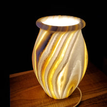 Load image into Gallery viewer, Alabaster Desk Lamp (Item# E1000197)