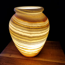 Load image into Gallery viewer, Alabaster Table Lamp (Item# E1000198)