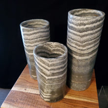 Load image into Gallery viewer, Gray Cylinder Alabaster Lamps