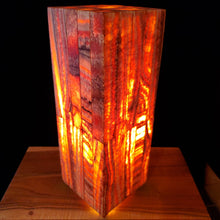 Load image into Gallery viewer, (Item# E1000201) Large Red Mosaic Box Alabaster Lamp