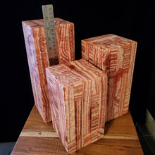 Load image into Gallery viewer, Red Mosaic Box Alabaster Lamps (set 2)