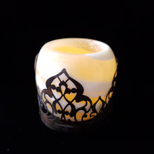 Load image into Gallery viewer, (Item #E1000180) Alabaster Candle Holders with Arabian Base (Small)
