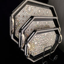Load image into Gallery viewer, Wooden Mother of Pearl Inlaid Tray