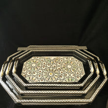 Load image into Gallery viewer, Wooden Mother of Pearl Inlaid Tray