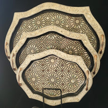 Load image into Gallery viewer, (Item# E1000218) (Item# E1000219) (Item# E1000220) Mother of Pearl Tray set