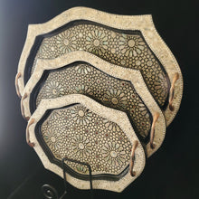 Load image into Gallery viewer, Wooden Mother of Pearl Inlaid Tray