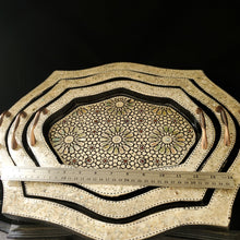 Load image into Gallery viewer, Wooden Mother of Pearl Inlaid Tray
