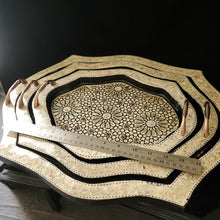 Load image into Gallery viewer, Wooden Mother of Pearl Inlaid Tray