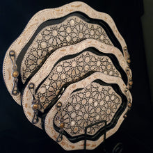 Load image into Gallery viewer, (Item# E1000221) (Item# E1000222) (Item# E1000223) Mother of Pearl Tray set