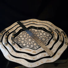 Load image into Gallery viewer, Wooden Mother of Pearl Inlaid Tray (set 1)