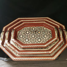 Load image into Gallery viewer, (Item# E1000203) (Item# E1000204) (Item# E1000205) Mother of Pearl Tray set