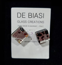Load image into Gallery viewer, Square - Red on Silver Foil (item# It1000024)