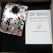 Load image into Gallery viewer, Rectangle - Red and Black on Silver Foil (Item# It1000091)