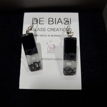 Load image into Gallery viewer, Bar - Black with White Murrine (Item# It1000047)