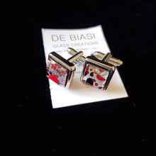 Load image into Gallery viewer, Square - Red on Silver Foil (Item# It1000110)