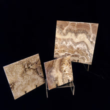 Load image into Gallery viewer, (Item# E1000074) (Item# E1000075) (Item# E1000076) Natural Onyx Square Plate Set