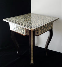 Load image into Gallery viewer, Mother of Pearl Side Table - Square (Item# E1000154)