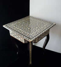 Load image into Gallery viewer, Mother of Pearl Side Table - Square (Item# E1000154)