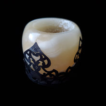 Load image into Gallery viewer, Alabaster Candle Holders with Arabian Base (Small)