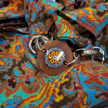 Load image into Gallery viewer, Handmade Murano Glass Pendant and Italian Silk Scarf (Item# It200020)