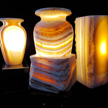 Load image into Gallery viewer, Natural In the Making Alabaster Lamps (set #3)