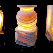 Load image into Gallery viewer, Natural In the Making Alabaster Lamps (set #3)