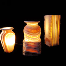 Load image into Gallery viewer, Natural In the Making Alabaster Lamps (set #3)
