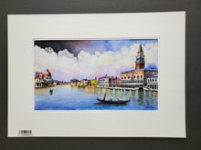 Load image into Gallery viewer, "Palazzo Ducale e Molo di S. Marco" - Watercolor (Item# It1000008)