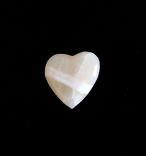 Load image into Gallery viewer, Small Natural Alabaster Heart Shape E1000007-01
