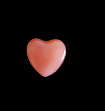 Load image into Gallery viewer, Small Red Alabaster Heart Shape E1000007-02