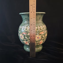 Load image into Gallery viewer, Marble Mother of Pearl inlaid Vase (Item# In200005)
