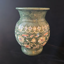 Load image into Gallery viewer, Marble Mother of Pearl inlaid Vase (Item# In200005)
