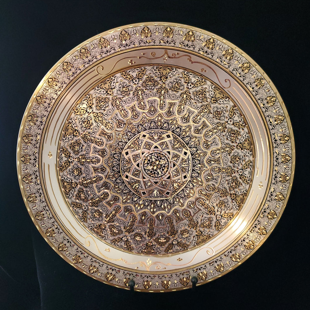 (Item# E1000214) Large Copper Engraved Plate