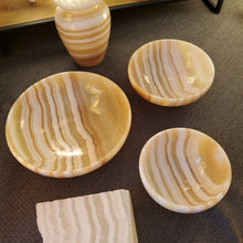 Load image into Gallery viewer, Alabaster Round Bowls (Set 2)
