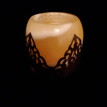 Load image into Gallery viewer, Alabaster Candle Holders with Arabian Base (Small)
