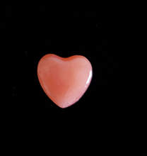 Load image into Gallery viewer, Small Red Alabaster Heart Shape E1000007-02
